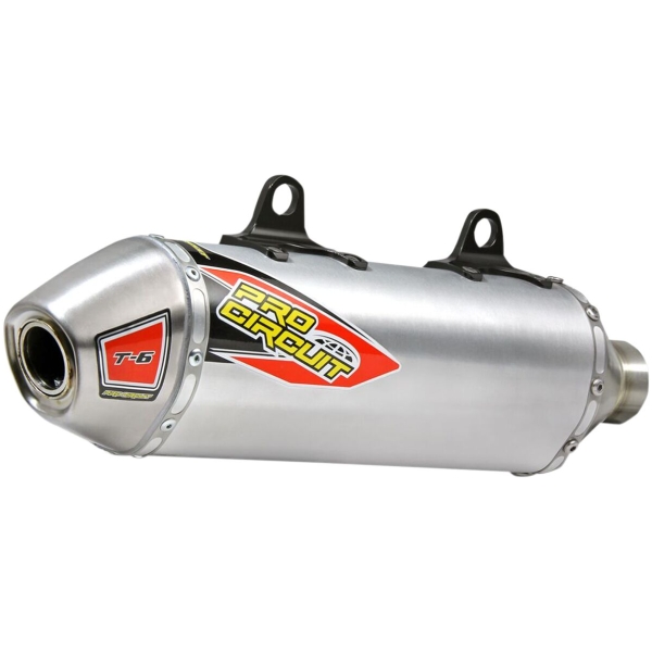 SLIP-ON MUFFLER/SILENCER T-6 STAINLESS STEEL ALUMINIUM