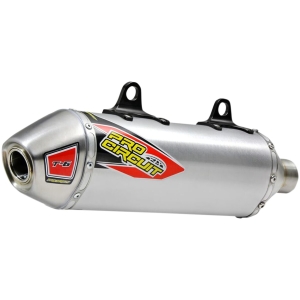 SLIP-ON MUFFLER/SILENCER T-6 STAINLESS STEEL ALUMINIUM