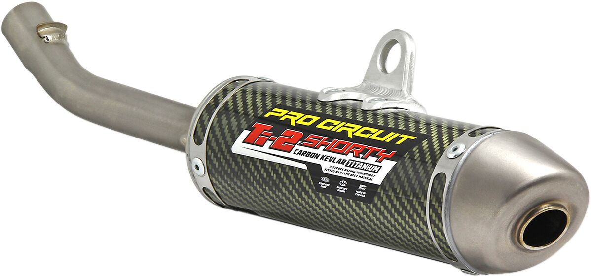MUFFLER/SILENCER TI-2 SHORTY CARBON KEVLAR TITANIUM