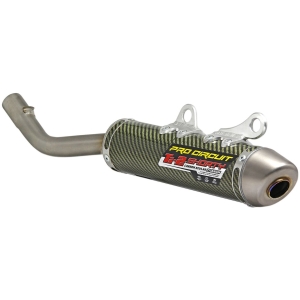 TI-2 SHORTY MUFFLER/SILENCER CARBON KEVLAR TITANIUM
