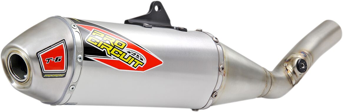 SLIP-ON MUFFLER/SILENCER T-6 STAINLESS STEEL ALUMINIUM