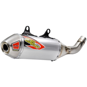 SLIP-ON MUFFLER/SILENCER T-6 STAINLESS STEEL ALUMINIUM