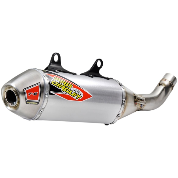 SLIP-ON MUFFLER/SILENCER T-6 STAINLESS STEEL ALUMINIUM