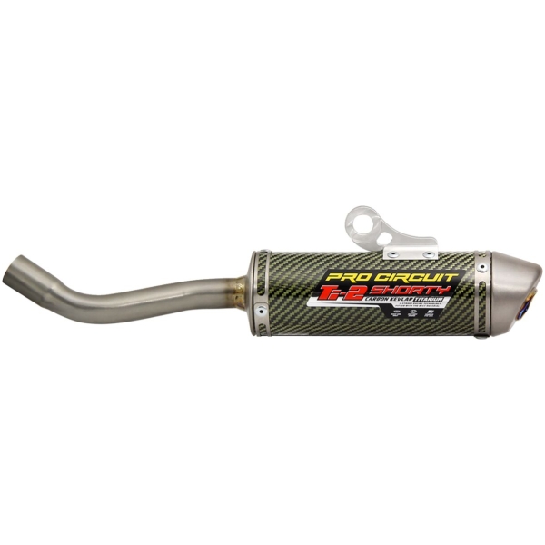 TI-2 SHORTY MUFFLER/SILENCER CARBON KEVLAR TITANIUM - Bild 2