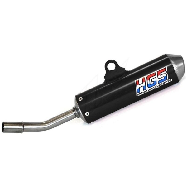 SSZ MX SILENCER ALU BLACK / STEEL END CAP