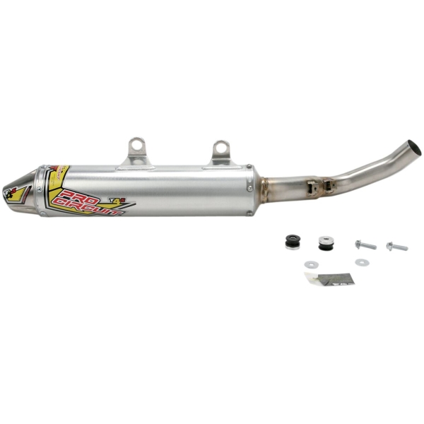 SLIP-ON MUFFLER/SILENCER T-4 STAINLESS ALUMINIUM ATV