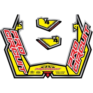 DECAL LOGO STICKER KIT T-4R GP