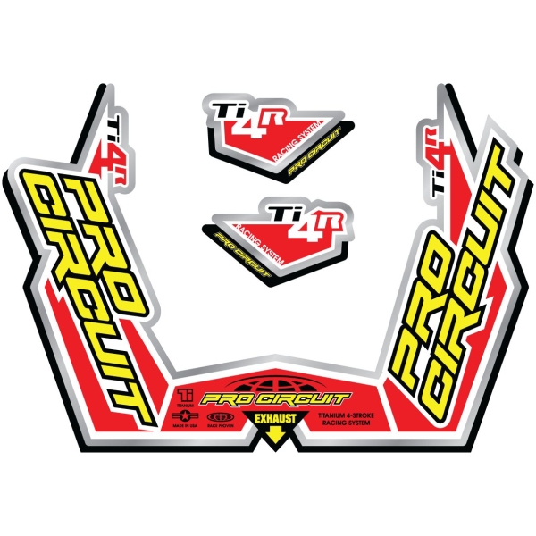 DECAL LOGO STICKER KIT Ti-4R - Bild 3