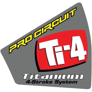 DECAL LOGO STICKER Ti-4 END-CAP DECAL