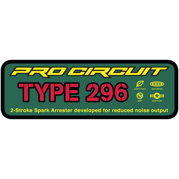 DECAL LOGO STICKER TYPE 296