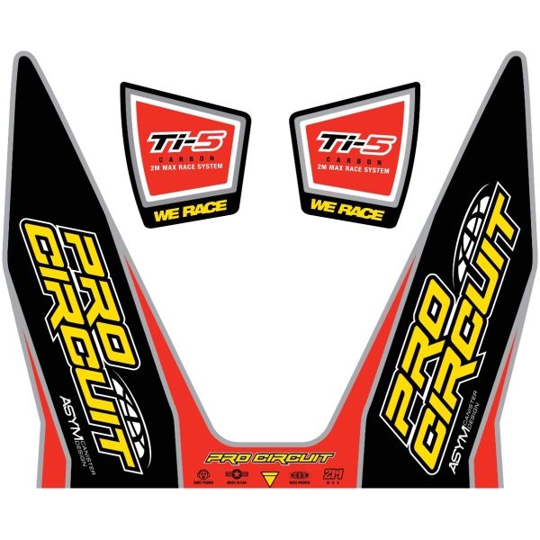 DECAL LOGO STICKER KIT Ti-5