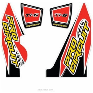 DECAL LOGO STICKER KIT TI-6 DUAL