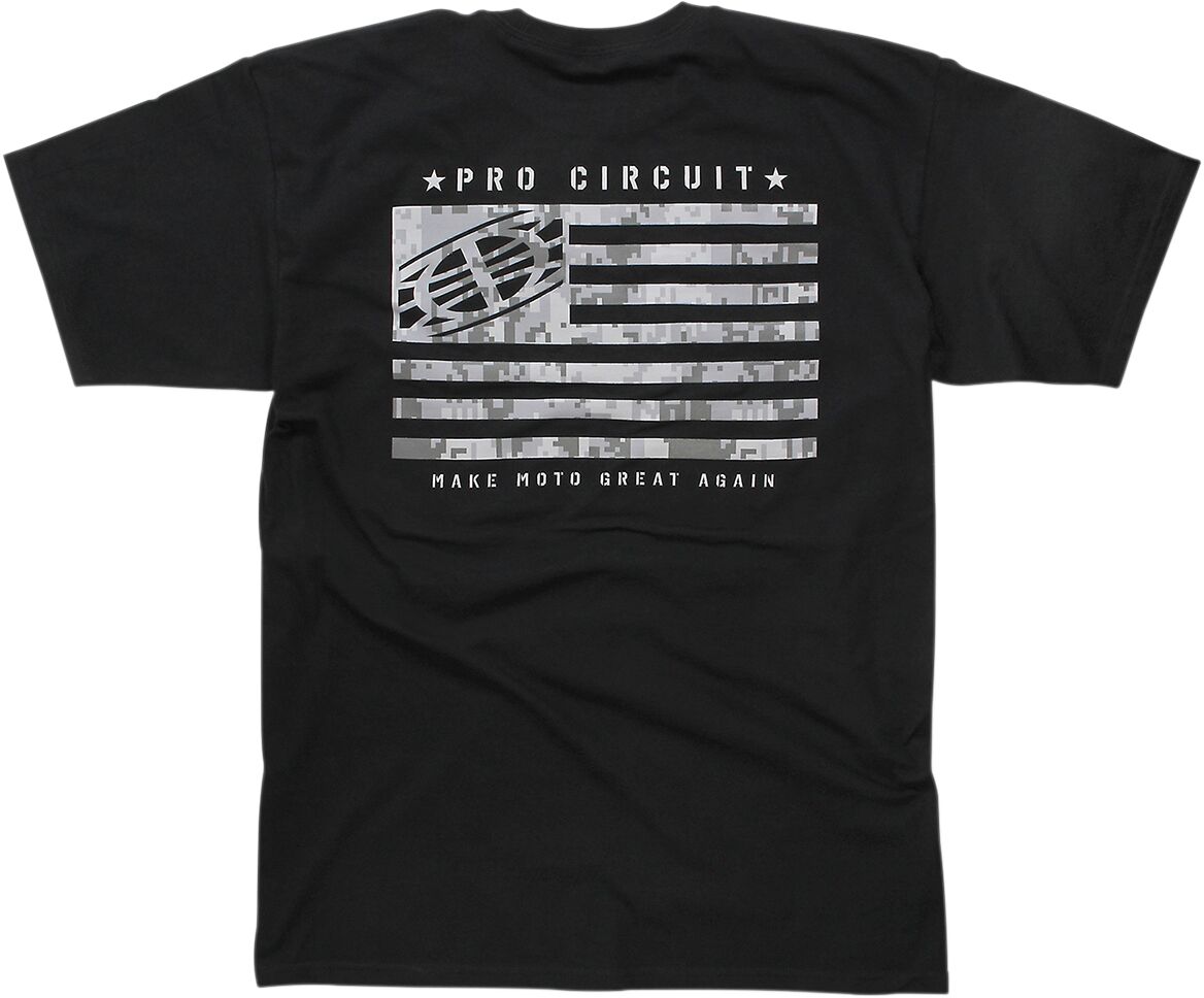 T-SHIRT PC-FLAG BLACK SM - Bild 2