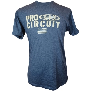 Logo Flag T-Shirt - Heather Navy - Medium