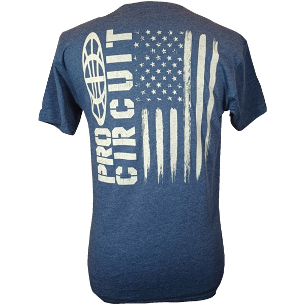 Logo Flag T-Shirt - Heather Navy - Medium - Bild 2