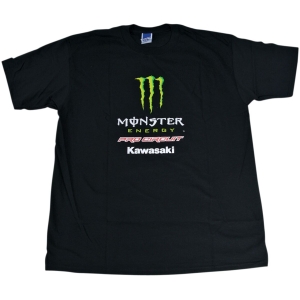 T-SHIRT TEAM MONSTER L BLACK