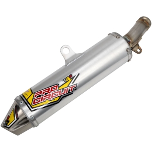 SLIP-ON MUFFLER/SILENCER T-4 STAINLESS ALUMINIUM ATV