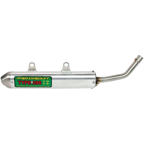 MUFFLER/SILENCER TYPE 296 WITH SPARK ARRESTOR