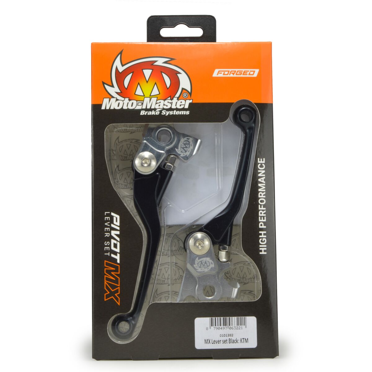 PIVOT LEVER SET BLACK - MOTO-MASTER
