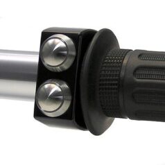 mo-SWITCH 2 PUSH-BUTTON 22 MM BLACK HOUSING / STAINLESS STEEL BUTTONS - MOTOGADGET