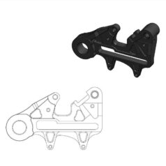 BRAKE CALIPER ADAPTOR 240MM - MOTO-MASTER