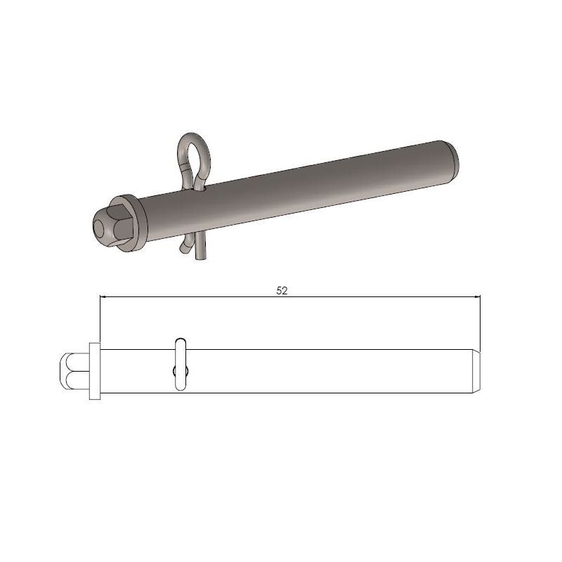 BRAKE PAD PIN OEM REPLACEMENT - MOTO-MASTER - Bild 2