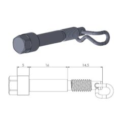 BRAKE PAD PIN OEM REPLACEMENT - MOTO-MASTER