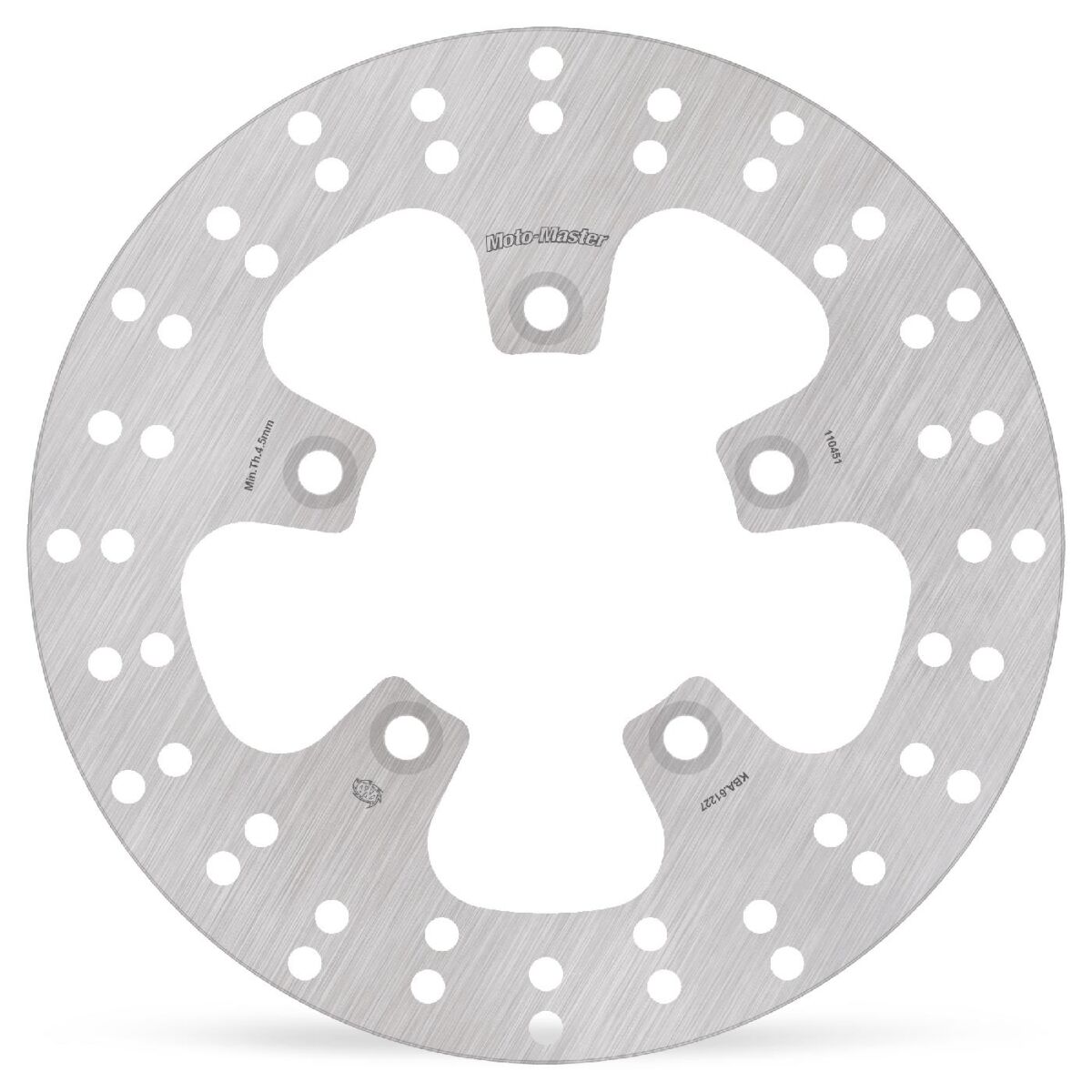 BRAKE ROTOR FIXED HALO ROUND NATURAL - MOTO-MASTER