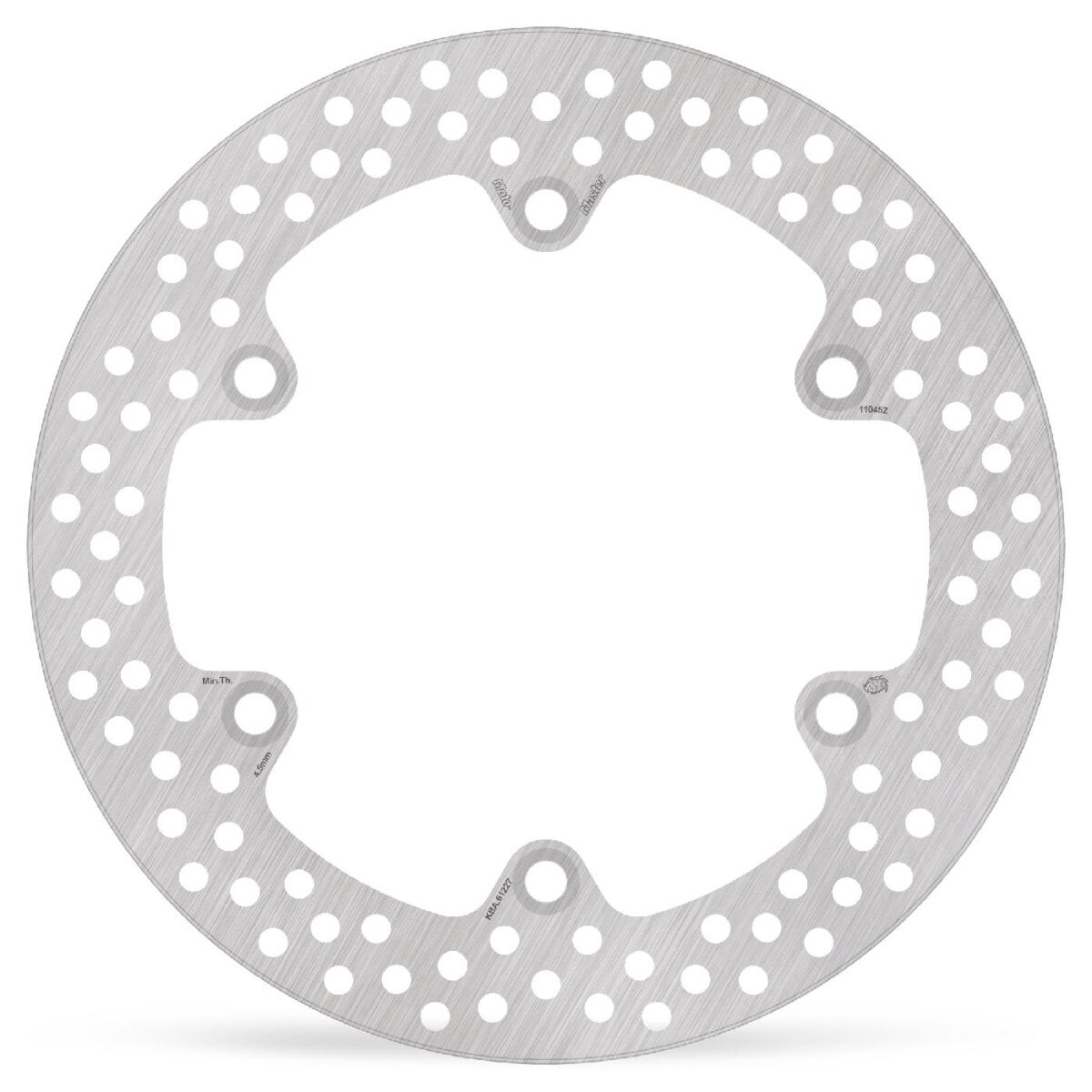 BRAKE ROTOR FIXED HALO ROUND NATURAL - MOTO-MASTER