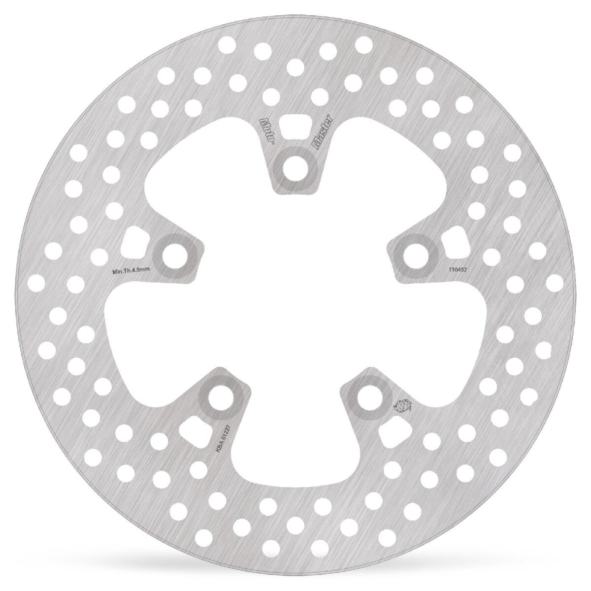 BRAKE ROTOR FIXED HALO ROUND NATURAL - MOTO-MASTER