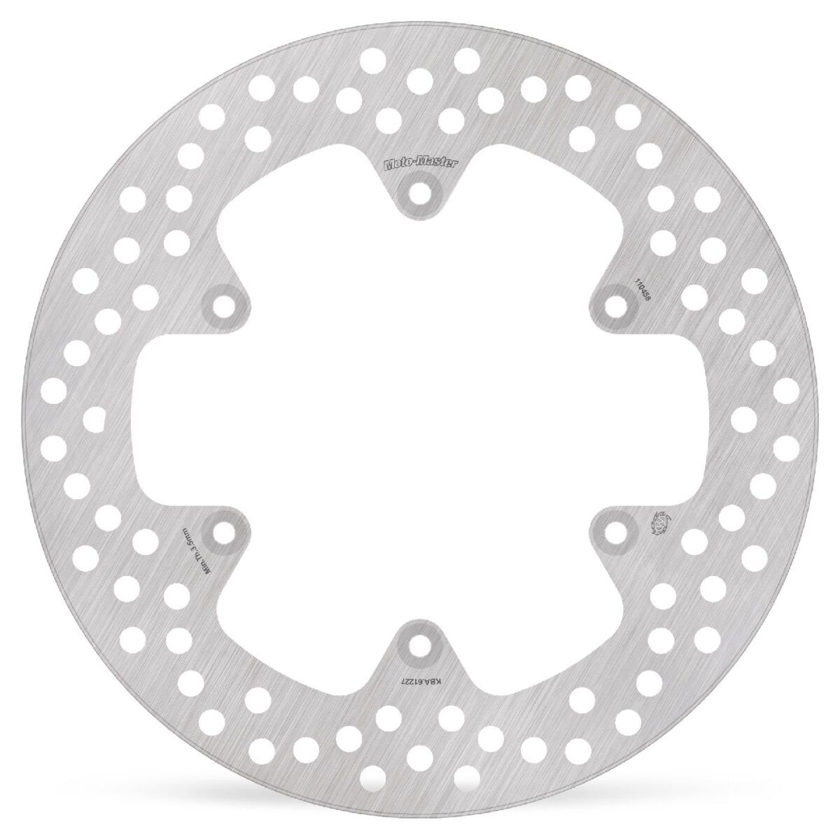BRAKE ROTOR FIXED HALO ROUND NATURAL - MOTO-MASTER
