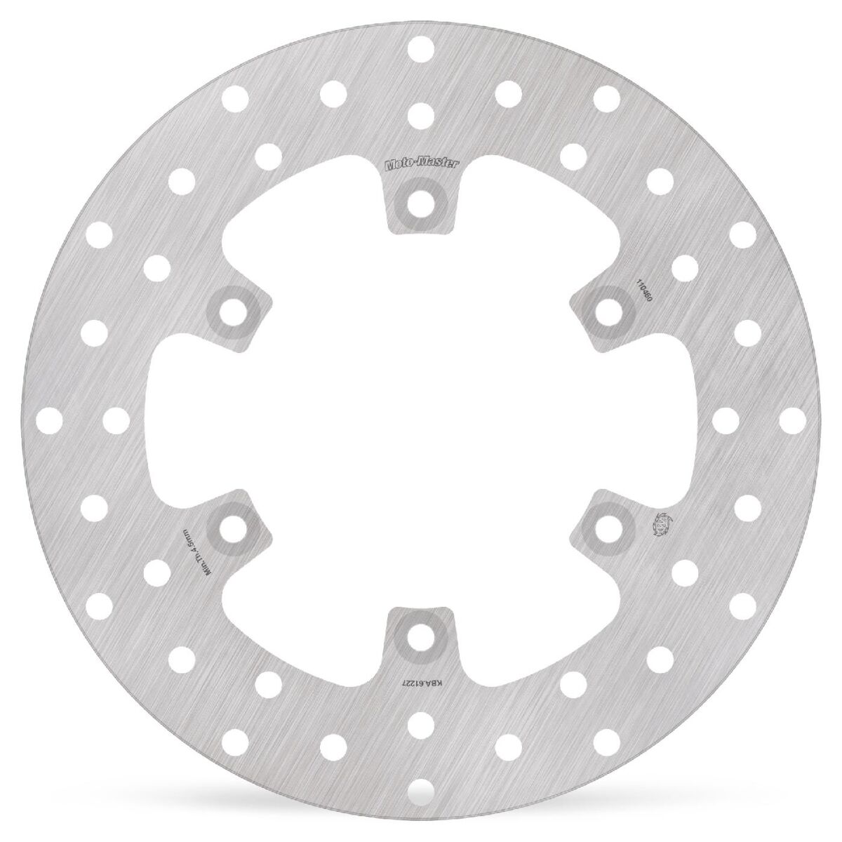 BRAKE ROTOR FIXED HALO ROUND NATURAL - MOTO-MASTER
