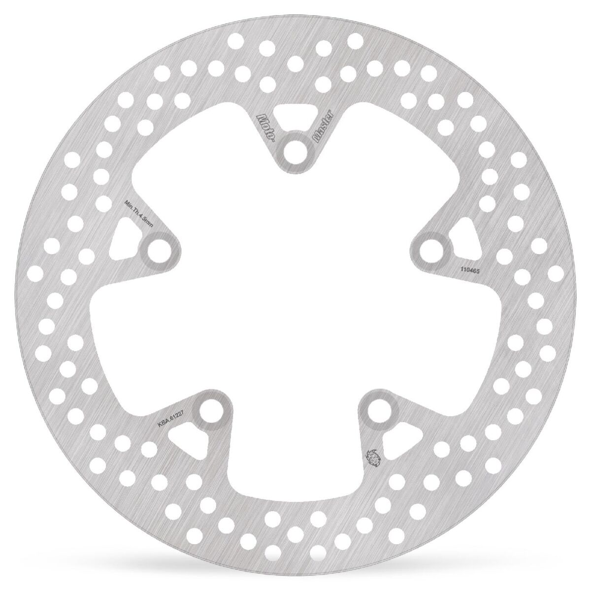 BRAKE ROTOR FIXED HALO ROUND NATURAL - MOTO-MASTER