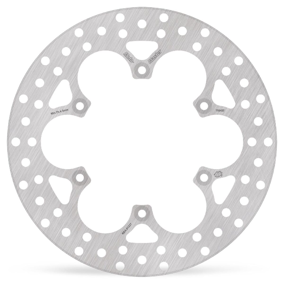 BRAKE ROTOR FIXED HALO ROUND NATURAL - MOTO-MASTER