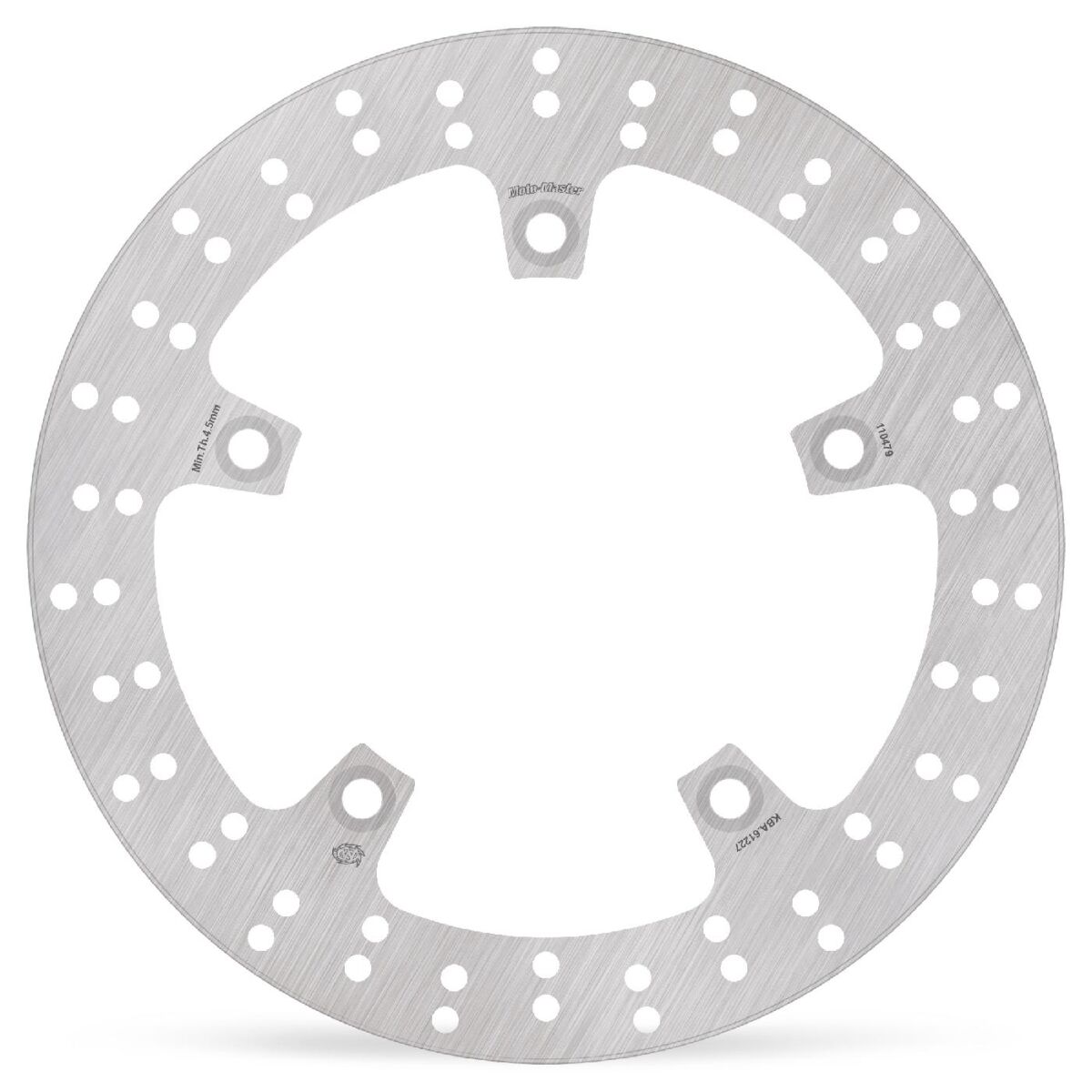 BRAKE ROTOR FIXED HALO ROUND NATURAL - MOTO-MASTER