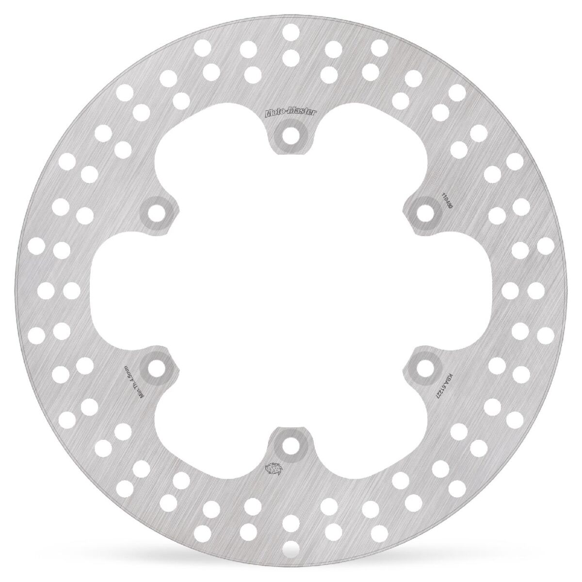 BRAKE ROTOR FIXED HALO ROUND NATURAL - MOTO-MASTER