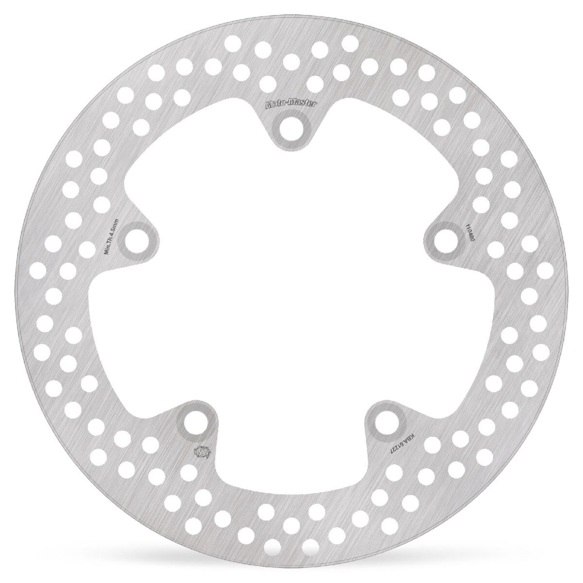 BRAKE ROTOR FIXED HALO ROUND NATURAL - MOTO-MASTER