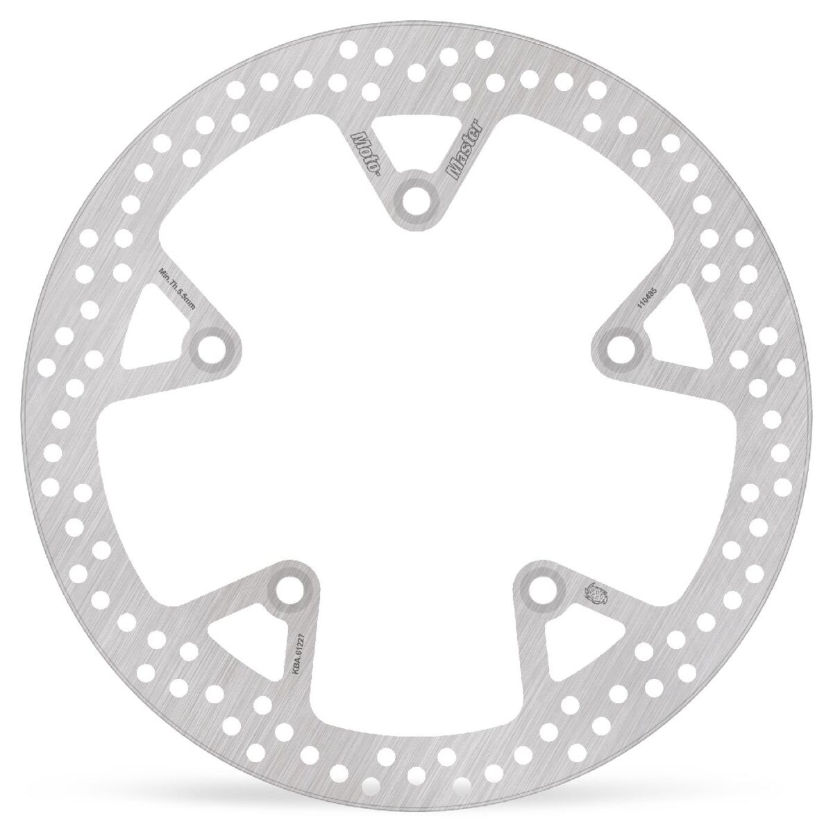 BRAKE ROTOR FIXED HALO ROUND NATURAL - MOTO-MASTER