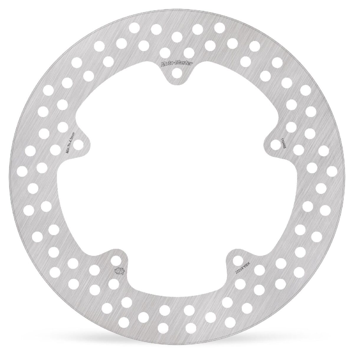 BRAKE ROTOR FIXED HALO ROUND NATURAL - MOTO-MASTER
