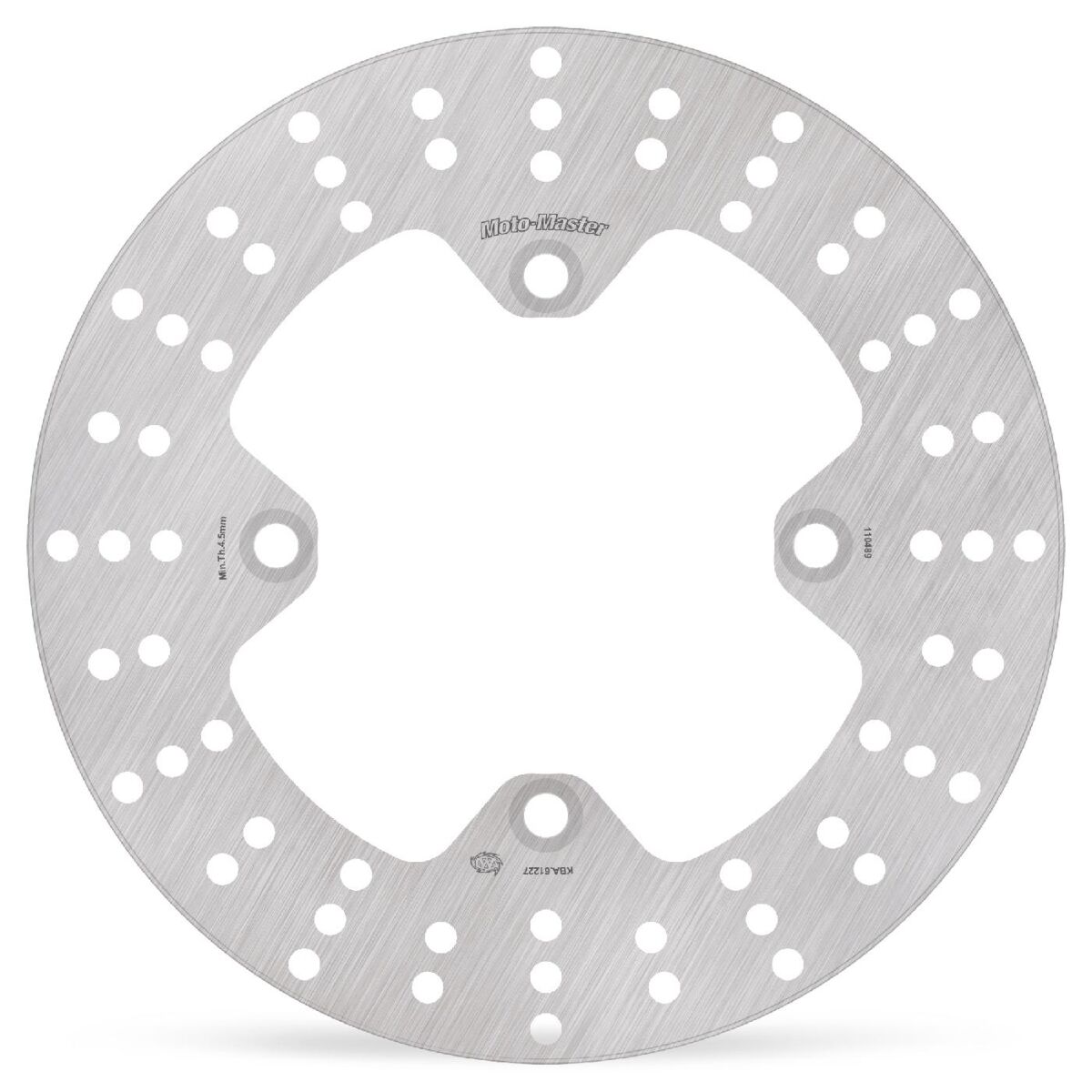 BRAKE ROTOR FIXED HALO ROUND NATURAL - MOTO-MASTER