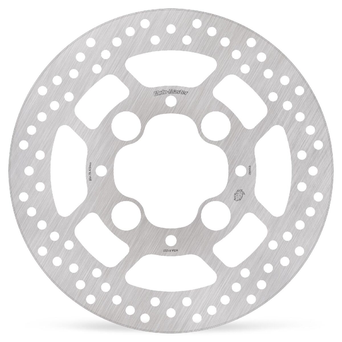 BRAKE ROTOR FIXED HALO ROUND NATURAL - MOTO-MASTER