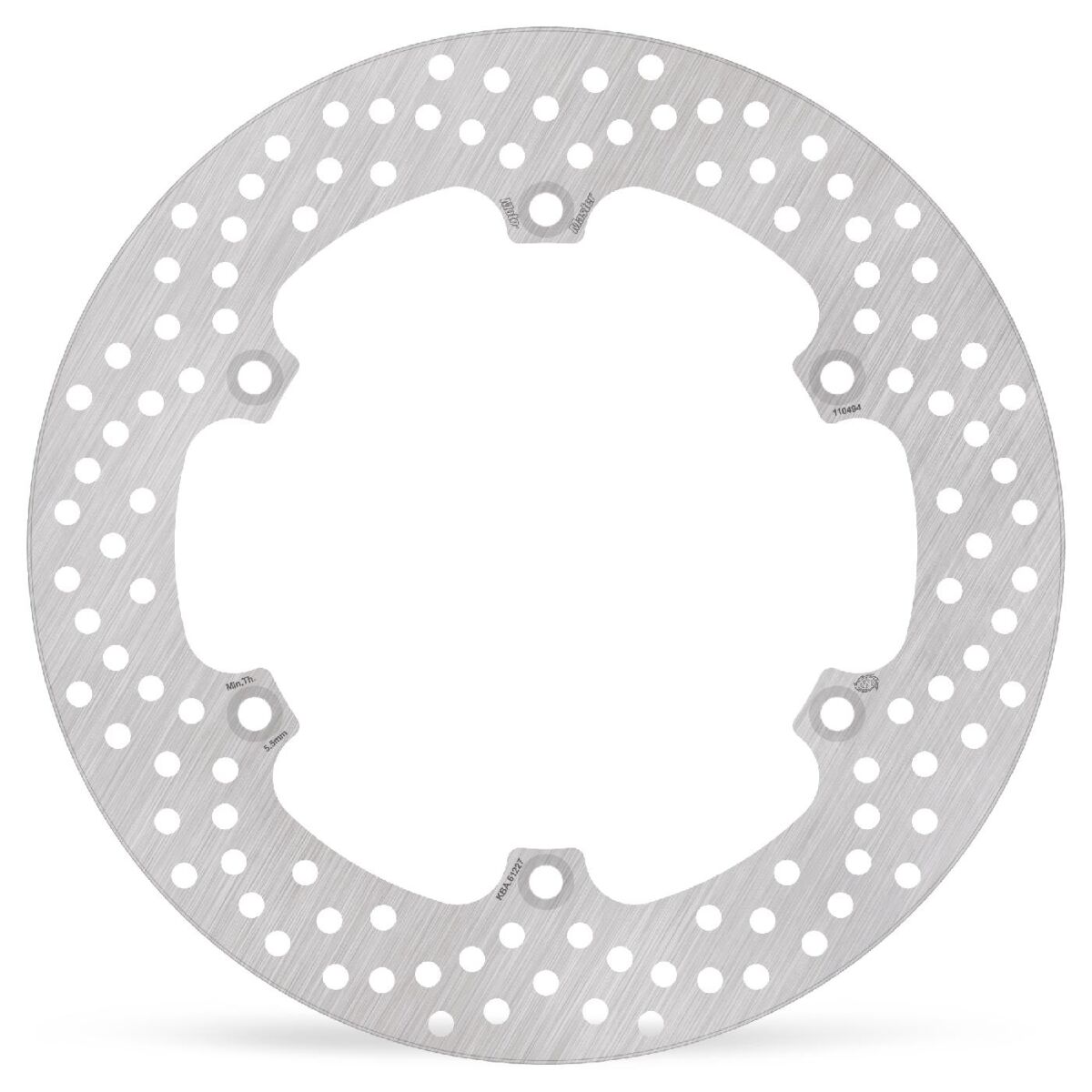 BRAKE ROTOR FIXED HALO ROUND NATURAL - MOTO-MASTER