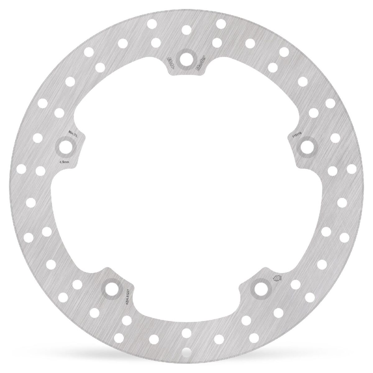 BRAKE ROTOR FIXED HALO ROUND NATURAL - MOTO-MASTER