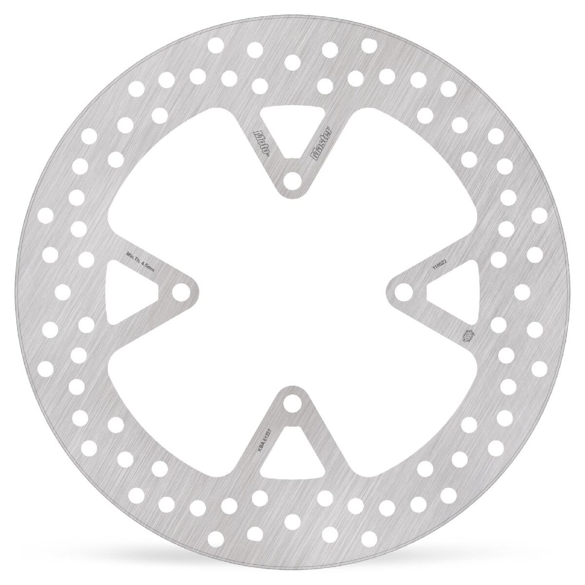 BRAKE ROTOR FIXED HALO ROUND NATURAL - MOTO-MASTER