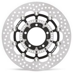 BRAKE ROTOR FLOATING HALO ROUND BLACK - MOTO-MASTER