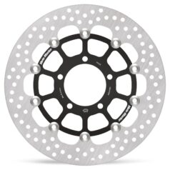 BRAKE ROTOR FLOATING HALO ROUND BLACK - MOTO-MASTER