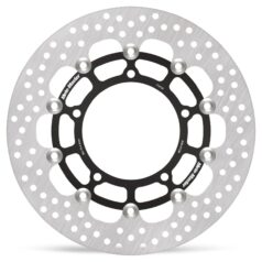 BRAKE ROTOR FLOATING HALO ROUND BLACK - MOTO-MASTER