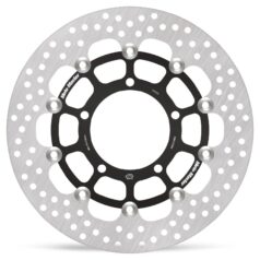 BRAKE ROTOR FLOATING HALO ROUND BLACK - MOTO-MASTER
