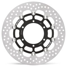 BRAKE ROTOR FLOATING HALO ROUND BLACK - MOTO-MASTER