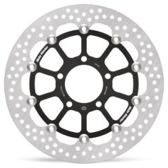 BRAKE ROTOR FLOATING HALO ROUND BLACK - MOTO-MASTER
